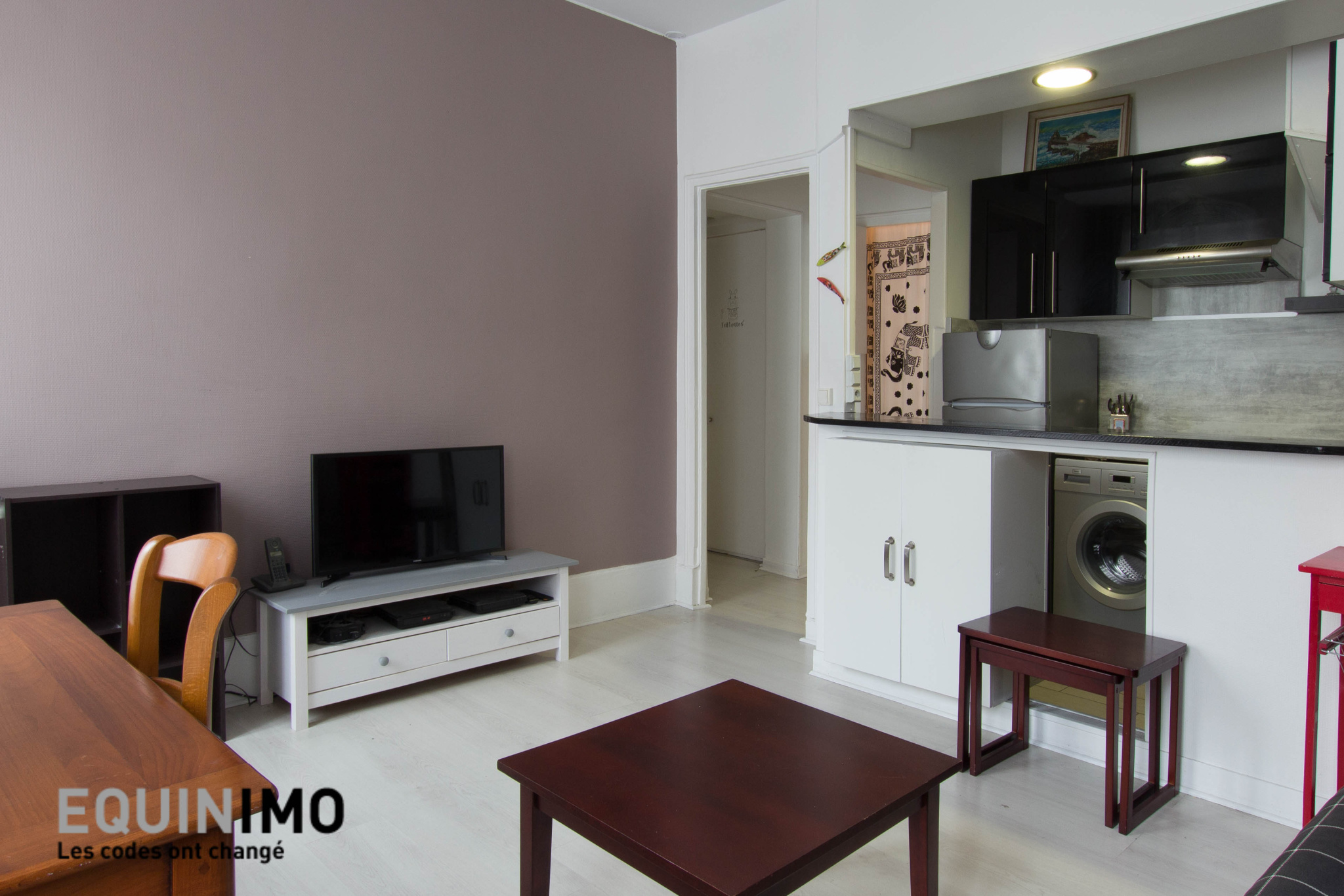Appartement meublé 2 pièces de 37m2 à 350m de la gare de Colombes au 55 rue saint denis colombes